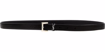 Black Leather Regular Belt
