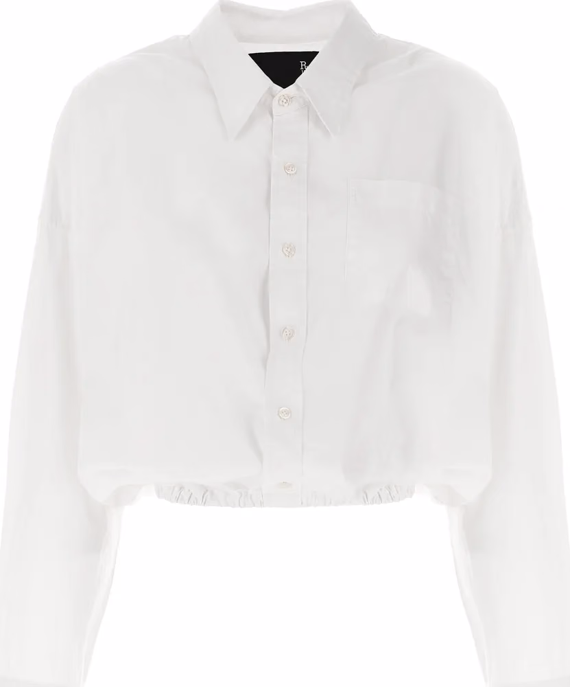 R13 White Cotton Blouse