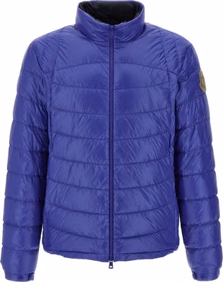 Blue Polyamide Full-Length Jacket