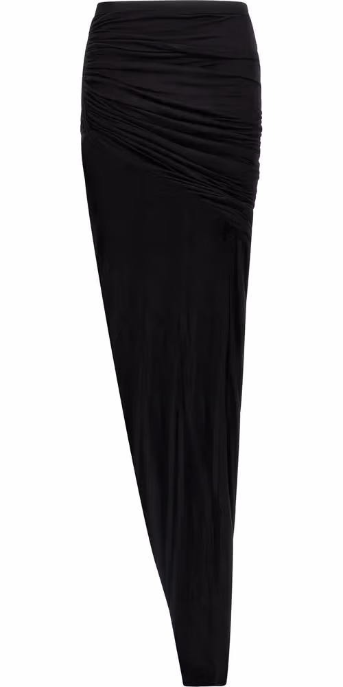 DRKSHDW Black Cotton Mini Skirt