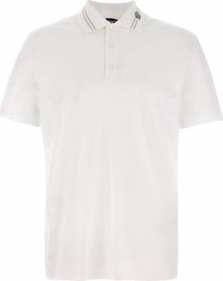 White Cotton Polo Shirt