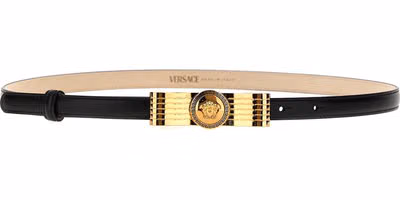 Black Calfskin Regular Belt