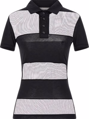 Black Cotton Polo Shirt
