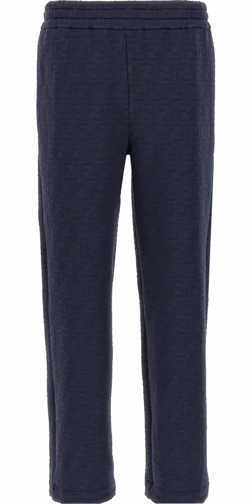 Fendi Blue Polyester Joggers (Workout Pants)