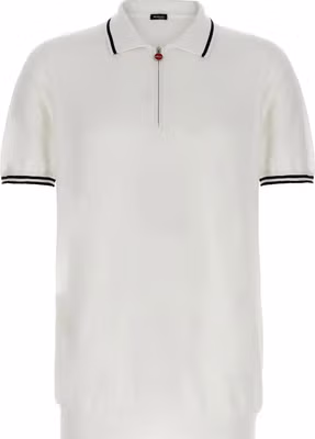 White Cotton Polo Shirt