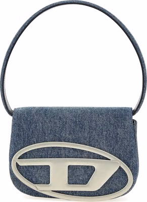 Blue Cotton Shoulder Bag