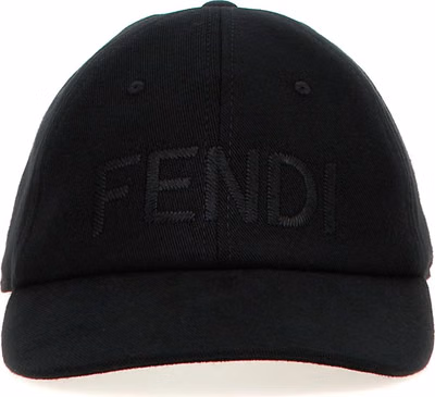 Black Cotton Cap (Baseball Hat)