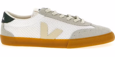 Bicolor Recycled Polyester Athletic Sneakers