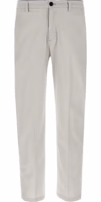 Gray Cotton Cropped Pants