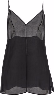 Black Silk Tank Tops