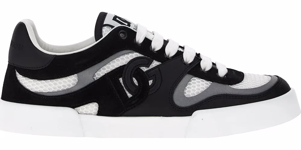 Dolce & Gabbana Bicolor Calfskin Sneakers
