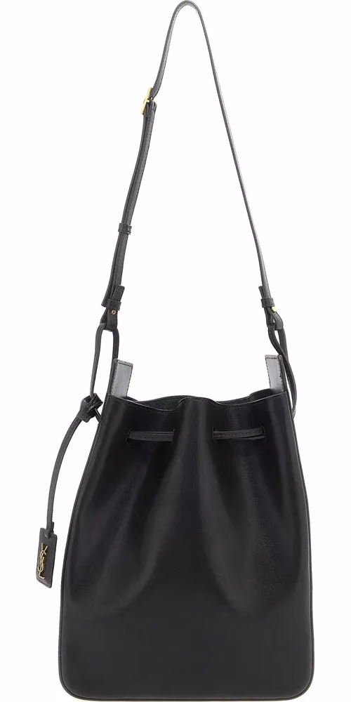 Saint Laurent Bicolor Calfskin Crossbody Bag