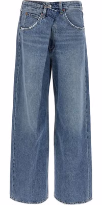 Blue Cotton Relaxed Fit Jeans