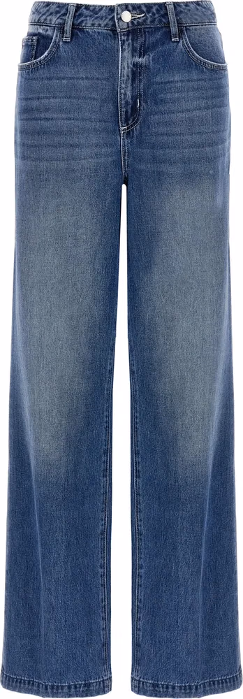 L'Agence Blue Cotton Jeans Denim