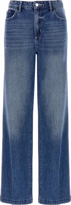 Blue Cotton Jeans Denim