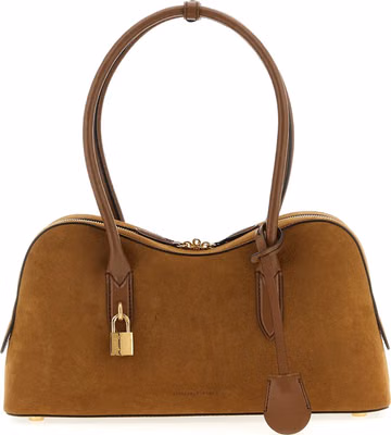 Brown Polyamide Shoulder Bag