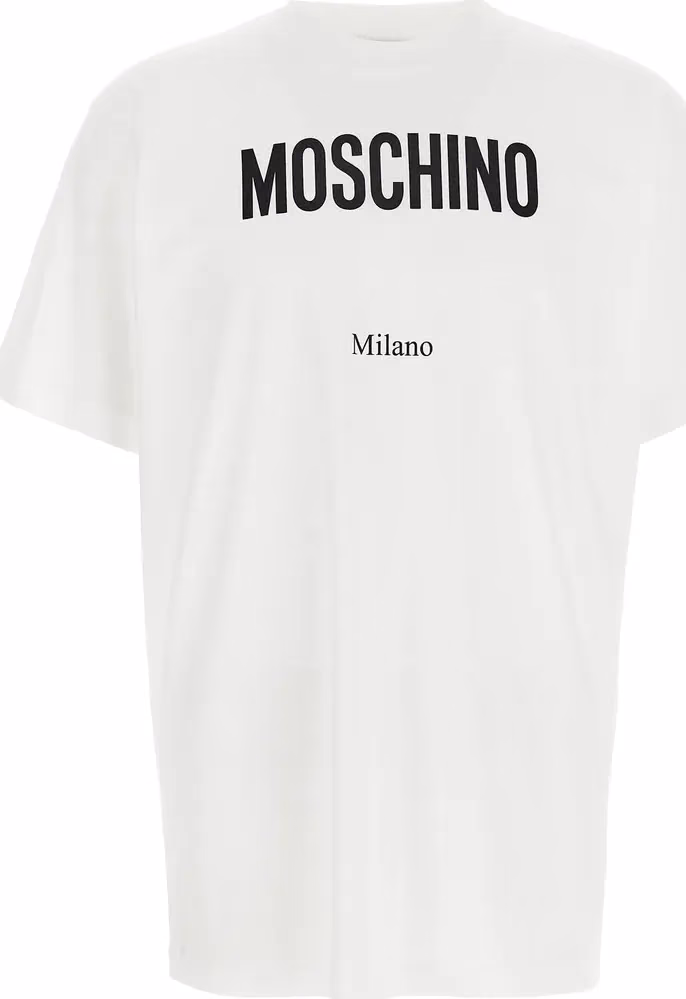 Moschino Bicolor Cotton T-Shirt