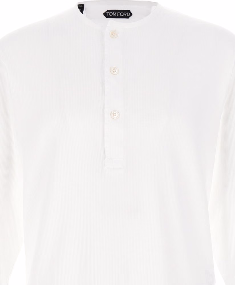 Tom Ford White Cotton T-Shirt