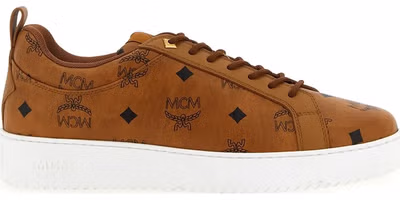 Brown Polyethylene Low Top Sneakers