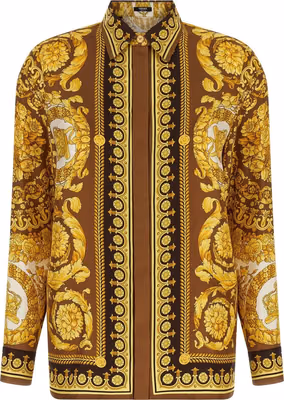 Gold Silk Blouse
