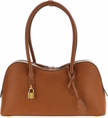 Brown Polyamide Shoulder Bag