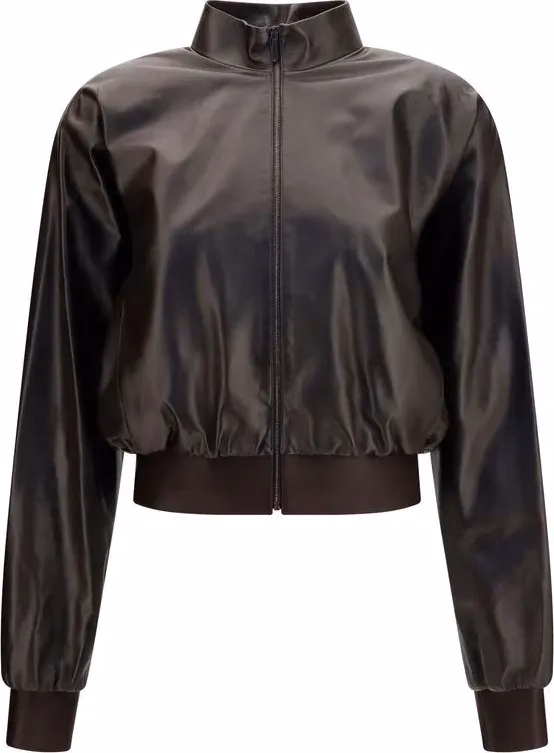 Gucci Brown Lamb Ovis Aries Aries Bomber