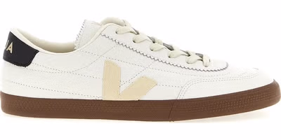 Bicolor Genuine Leather Sneakers