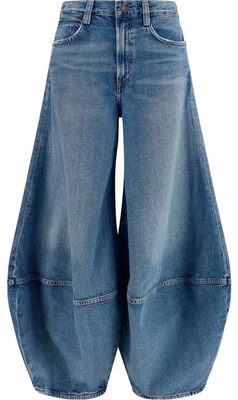 Blue Cotton Relaxed Fit Jeans