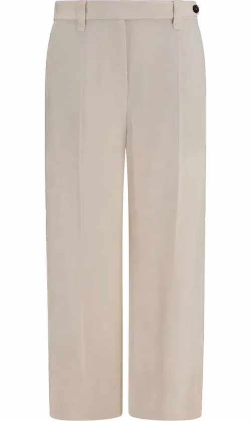 Brunello Cucinelli Beige Viscose Casual Pants