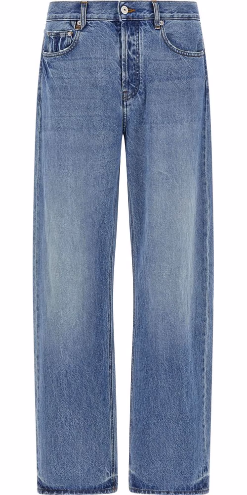 Jacquemus Blue Cotton Straight-Leg Jeans