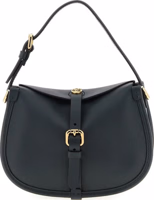 Bicolor Calfskin Crossbody Bag