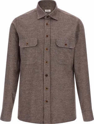 Brown Cotton Blouse
