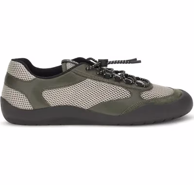 Bicolor Polyester Athletic Sneakers
