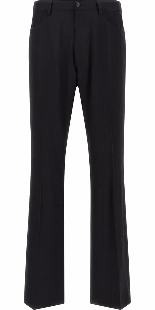 Balenciaga Black Wool Dress Pants