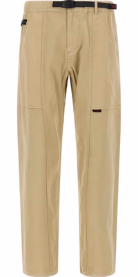Beige Cotton Casual Pants