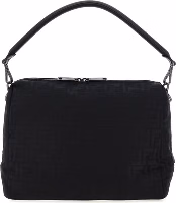 Black Polyamide Shoulder Bag