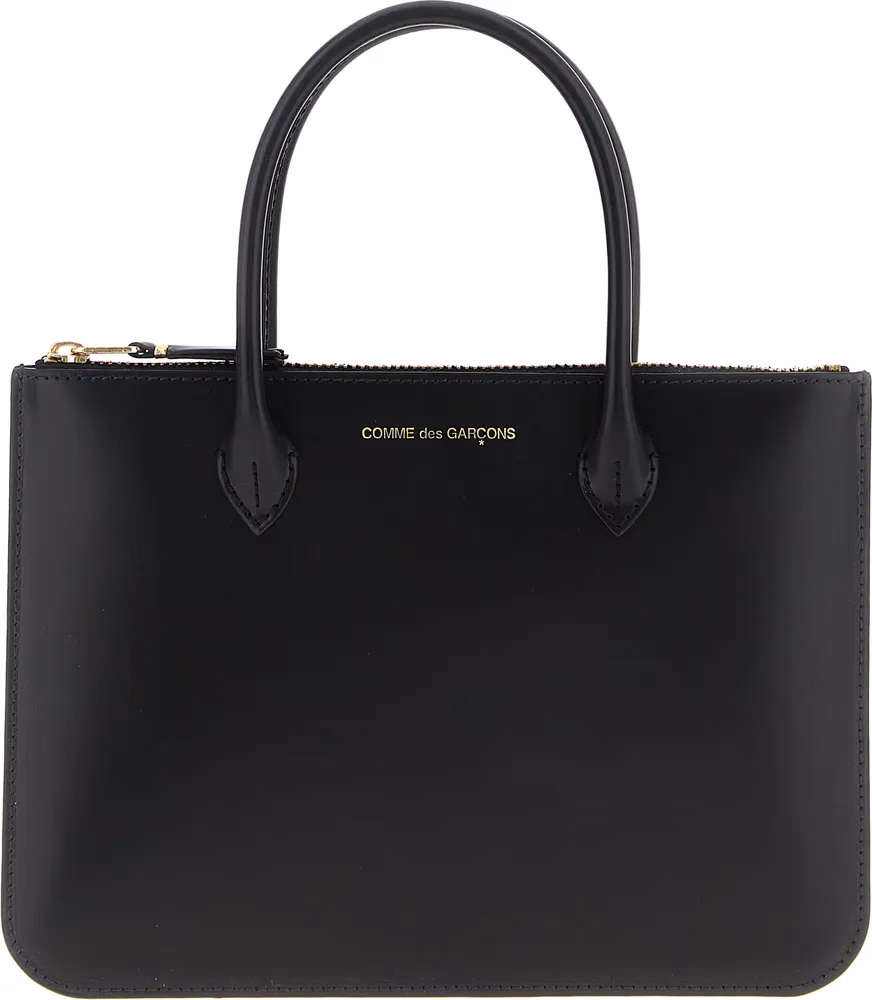 Comme Des Garçons Black Cowhide Handbag