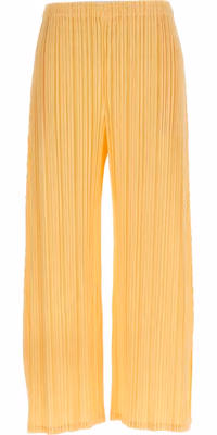 Bicolor Polyester Casual Pants