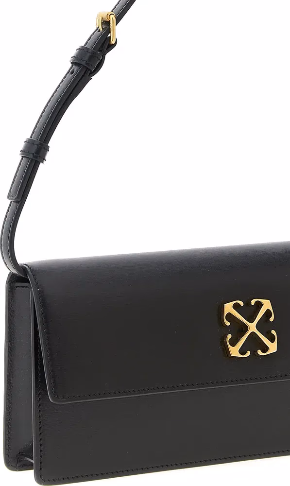 Off-White Black Polyester Shoulder Bag