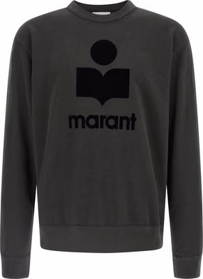Black Cotton Sweatshirt