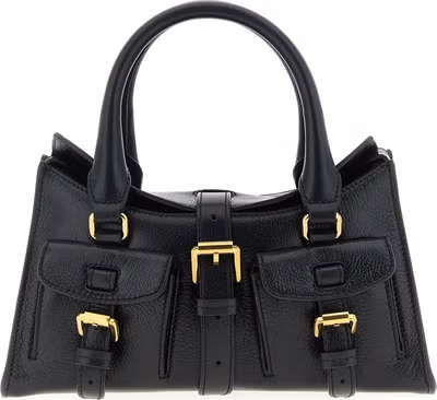 Black Calfskin Handbag