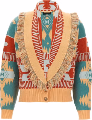 Multicolor Wool Cardigan
