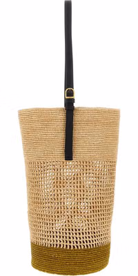 Beige Sisal Shoulder Bag