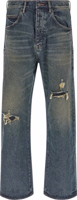 Blue Cotton Jeans Denim