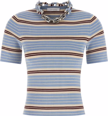 Blue Textile T-Shirt