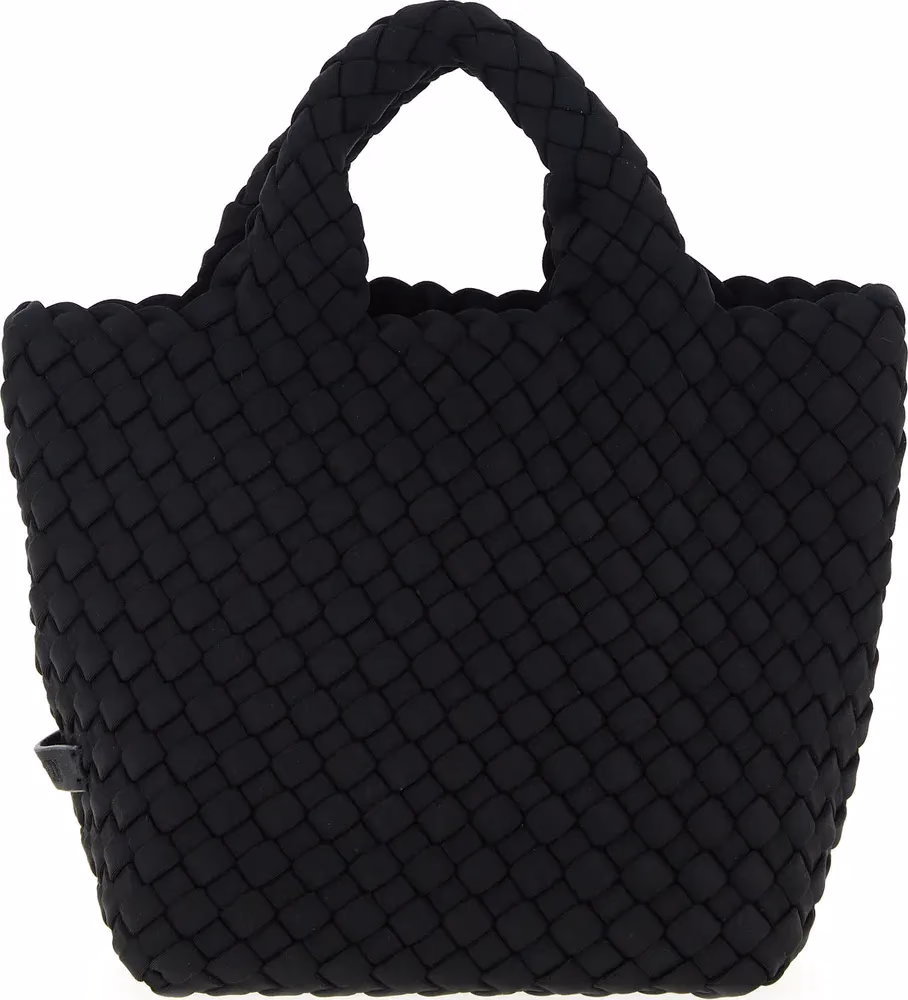NAGHEDI Black Neoprene Tote Bag