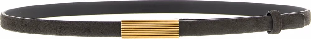 Khaite Brown Calfskin Regular Belt