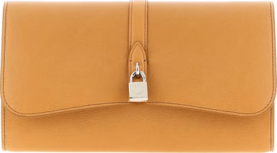 Beige Polyamide Cardholder