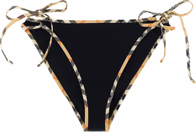 Black Polyamide Swim Briefs