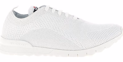 White Cotton Athletic Sneakers